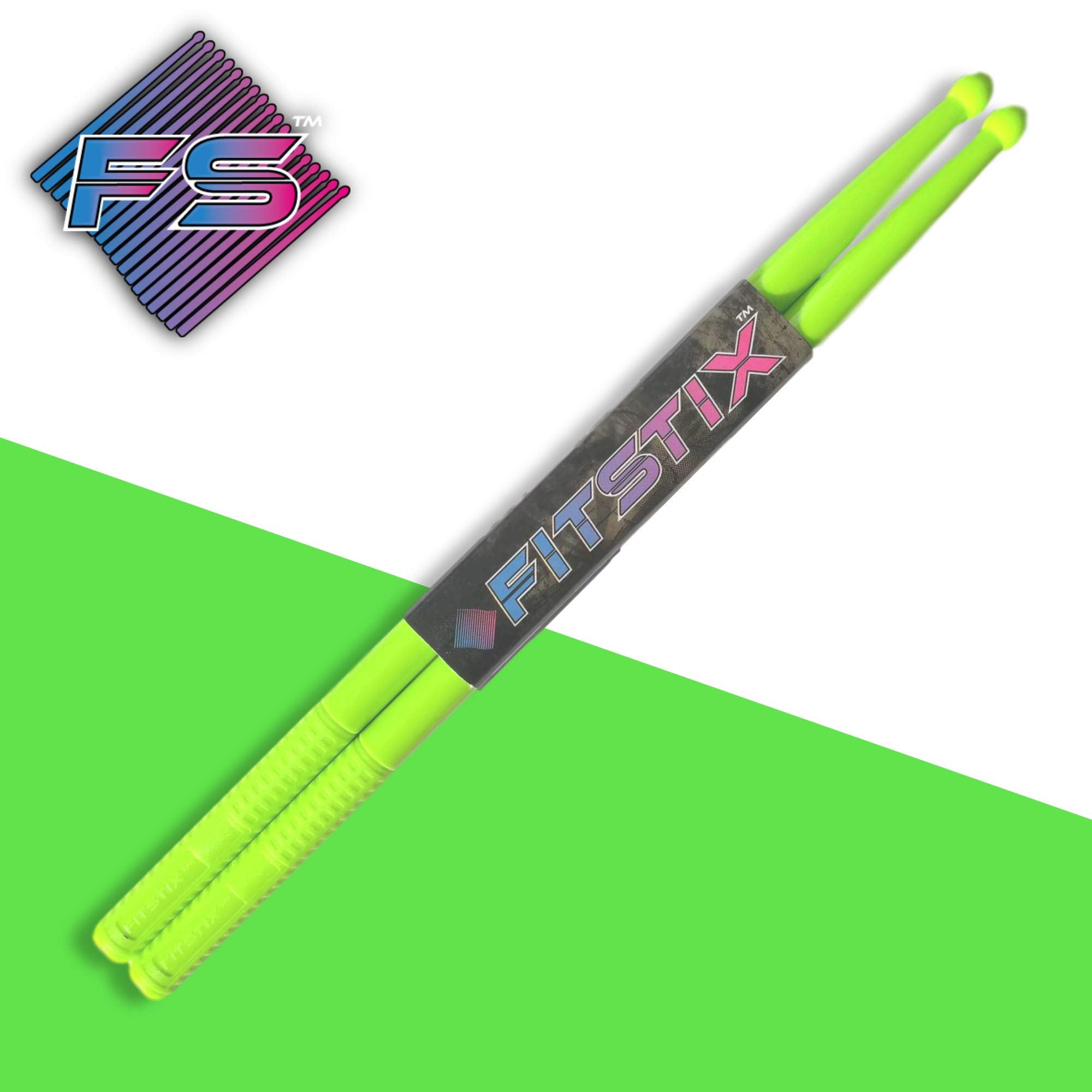 Fitstix Drumsticks For Fitness & Aerobic Workout Classes, Drum Sticks, Strong And Light Weight Design Make A Fun Addition To Any